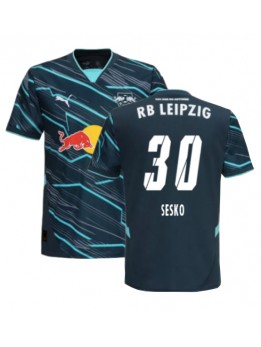 Moški Nogometna dresi replika RB Leipzig Benjamin Sesko #30 Tretji 2024-25 Kratek rokav